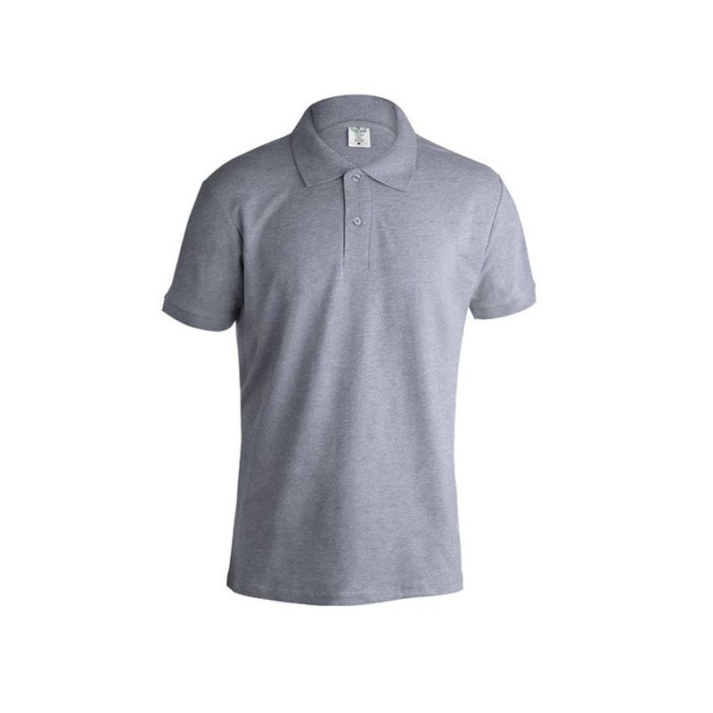 HEATHER GREY POLO SHIRT BY KEYA - Image 1