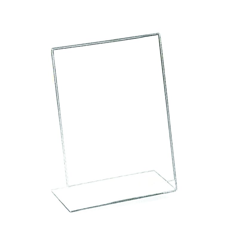 A4 ACRYLIC DISPLAY STAND | DESKTOP BROCHURE & SIGN HOLDER | 21.3CM X 30CM - Image 1