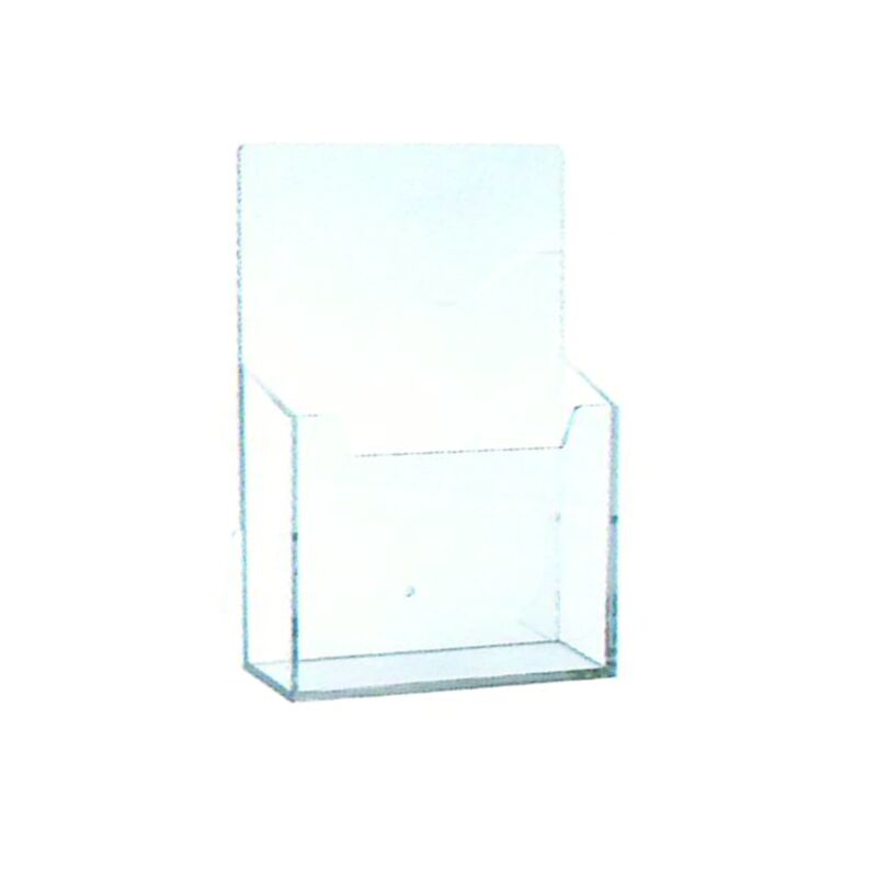 A5 ACRYLIC DISPLAY | DESKTOP BROCHURE & SIGN HOLDER | 16.5 X 7.3 X 21 CM - Image 1