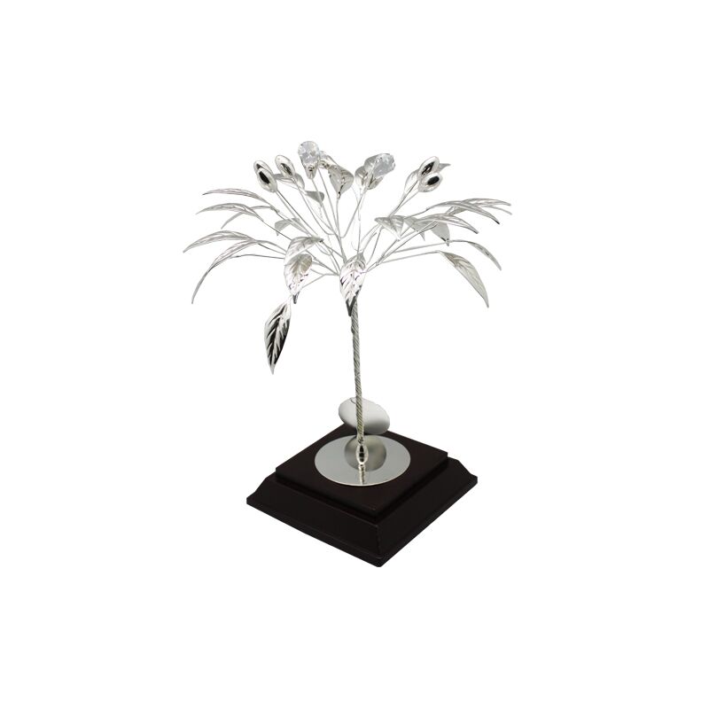 OLIVE TREE WITH SWAROVSKI – 10 X 18.5 CM GIFT WITH PRINTED PLATE - Image 1