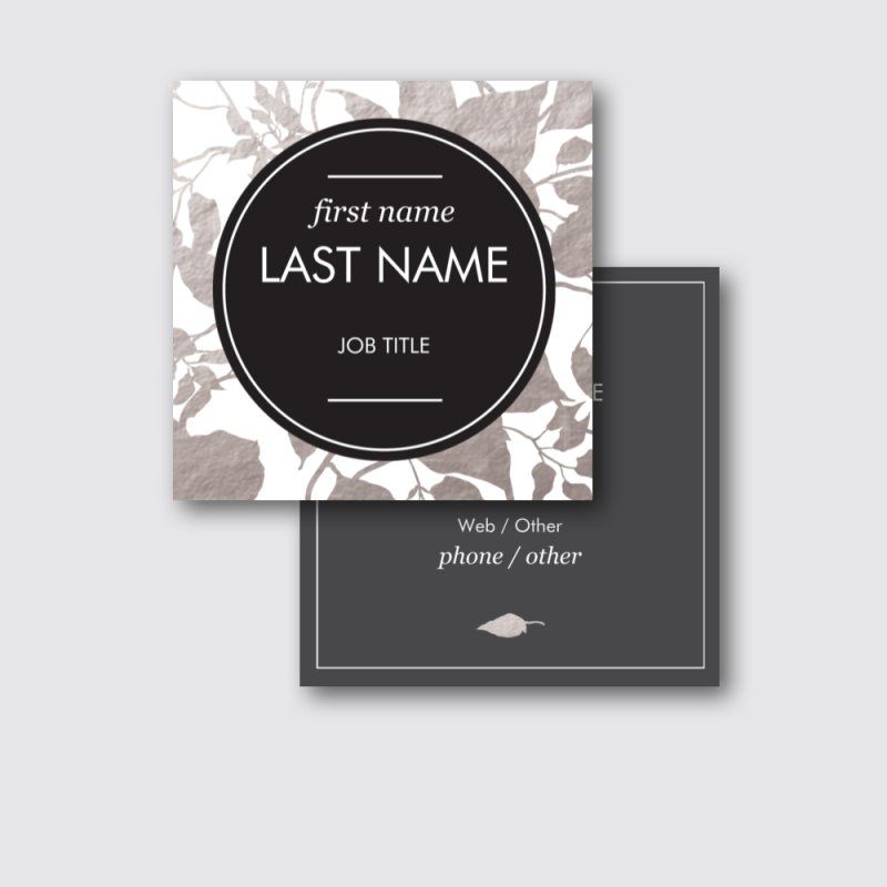 BUSINESS CARDS 6.5CMX6.5CM TWO SIDED (PACK OF 250) - Image 1