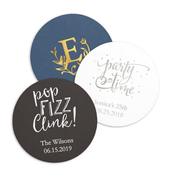 THIN PAPER COASTERS (PACK OF 1000) - Image 1