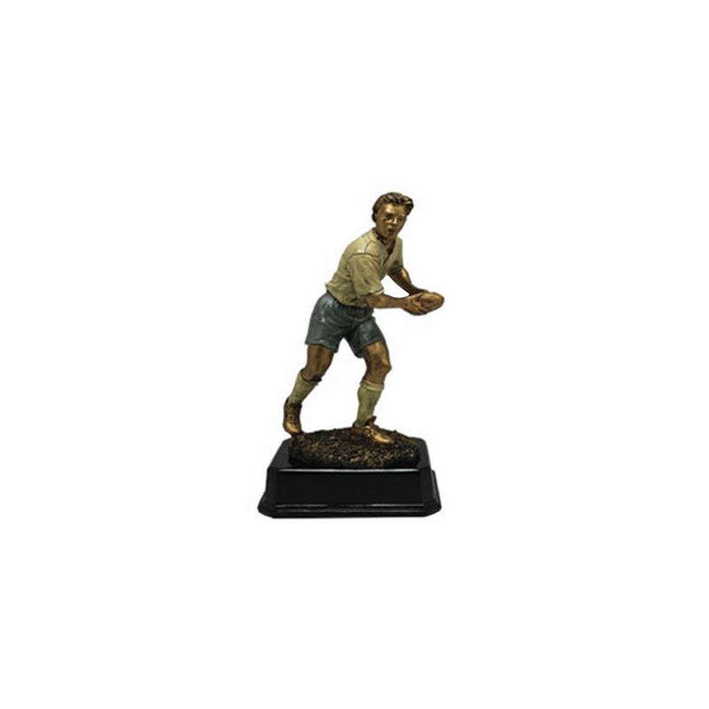 RUGBY PLAYER FIGURE TROPHY 20CM - Image 1