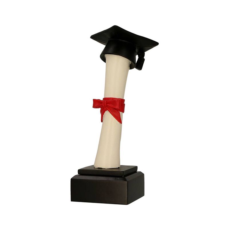 20CM GRADUATION AWARD TROPHY – CUSTOM STUDENT RECOGNITION GIFT - Image 1
