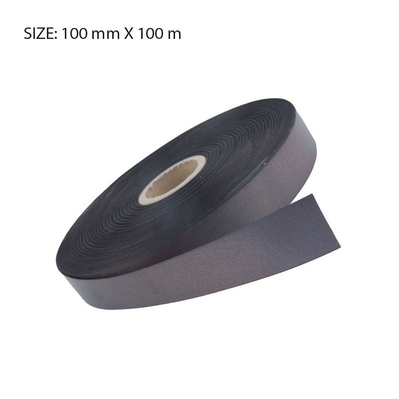 CUSTOM PRINTED CHOCOLATE SATIN RIBBON – 100MM X 100M | ELAN SINGLE FACE SATIN - Image 1