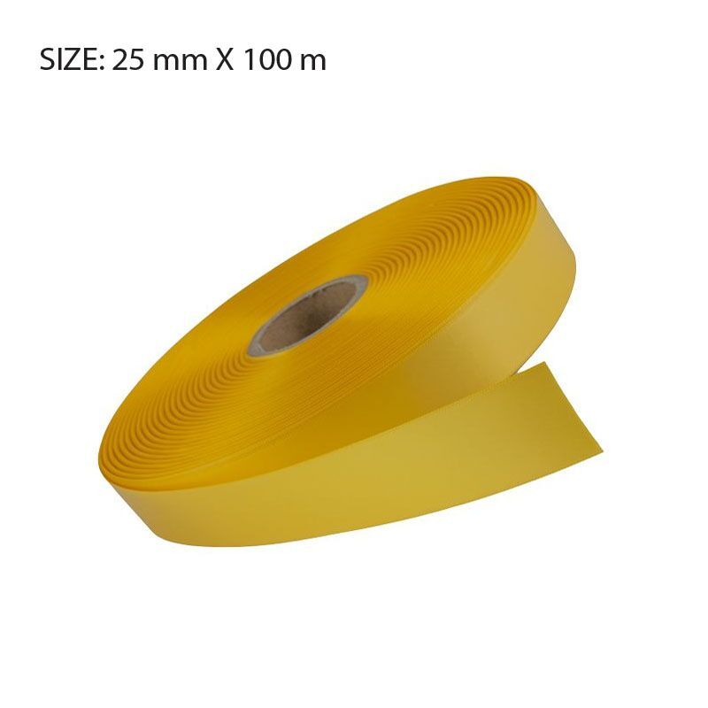 CUSTOM PRINTED DAFFODIL SATIN RIBBON – 25MM X 100M | ELAN SINGLE FACE SATIN - Image 1