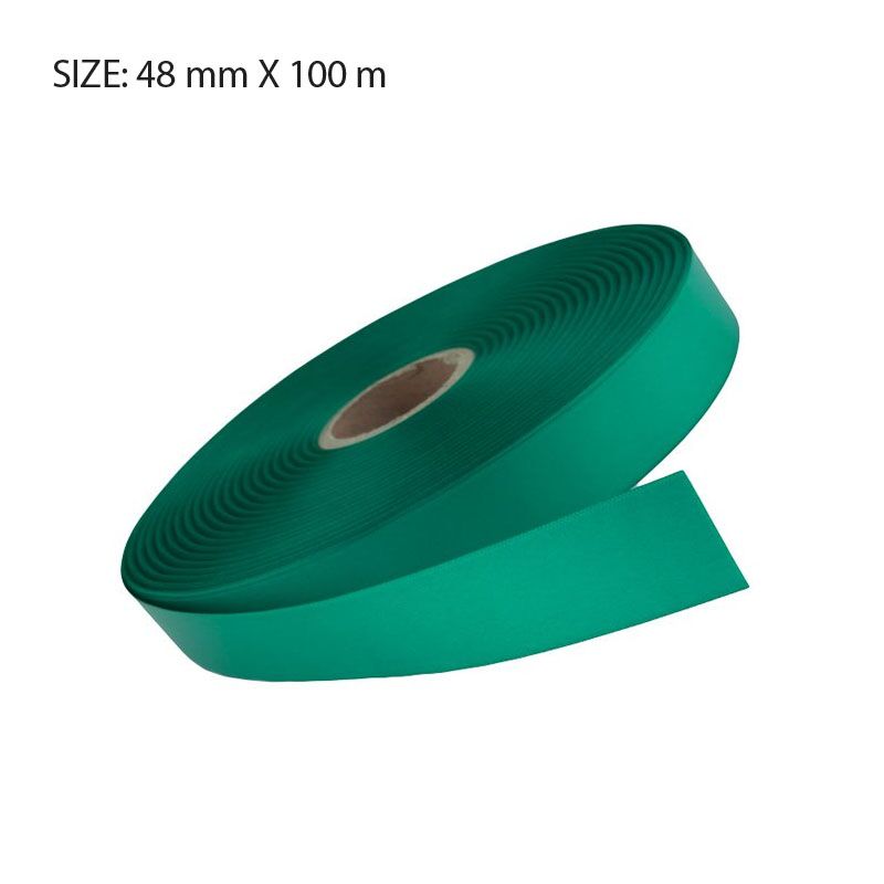 CUSTOM PRINTED MALLARD SATIN RIBBON – 48MM X 100M | ELAN SINGLE FACE SATIN - Image 1