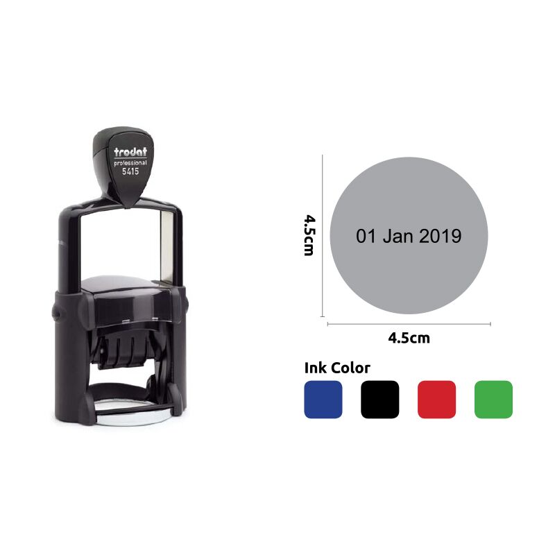 T-5415 TRODAT PROFESSIONAL DATE STAMP 4.5CM - Image 1