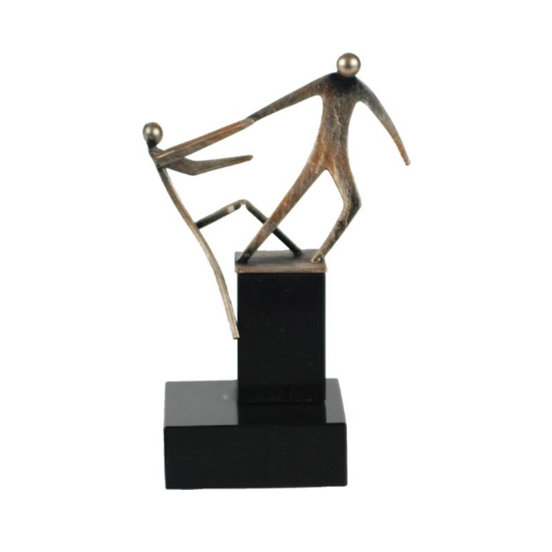 TRL334B.jpg 19CM STEP BY STEP TROPHY – CUSTOM AWARD FOR PROGRESS & DEDICATION - Image 1