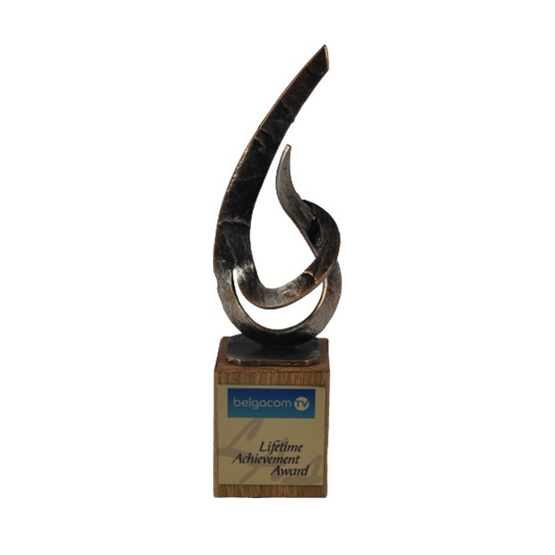 30CM RISING FIRE TROPHY – CUSTOM AWARD FOR PASSION & EXCELLENCE - Image 1