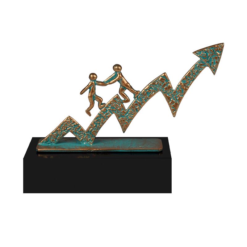 31CM GROWTH WAY TROPHY – CUSTOM AWARD FOR PROGRESS AND SUCCESS - Image 1