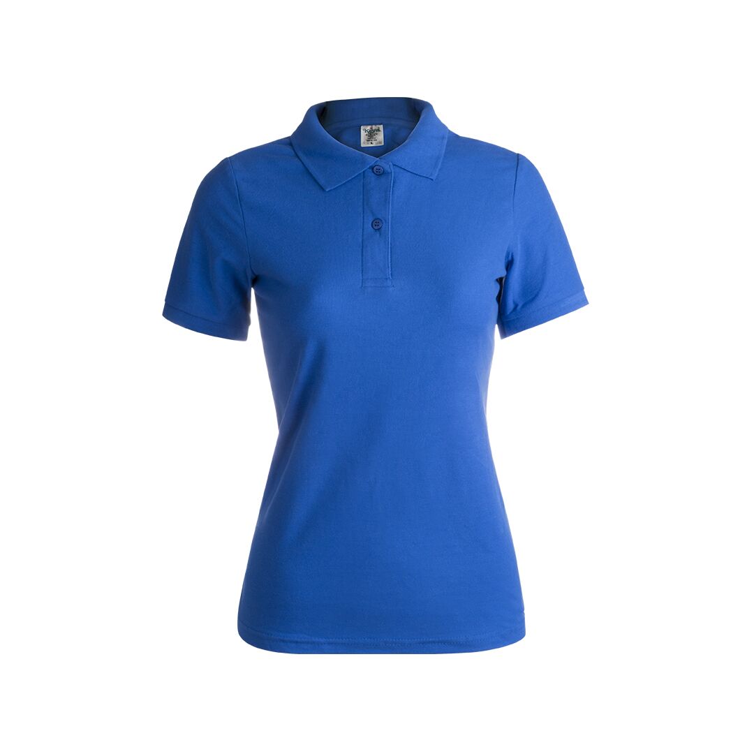 WPS180.ROYALBLUE.jpg ROYAL BLUE WOMEN POLO SHIRT BY KEYA - Image 1