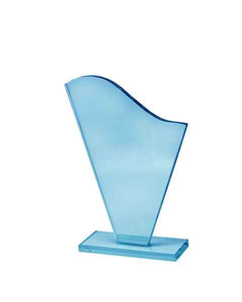 PREMIUM CRYSTAL AWARD 22CM – ELEGANT ENGRAVING TROPHY WITH GIFT BOX - Image 1