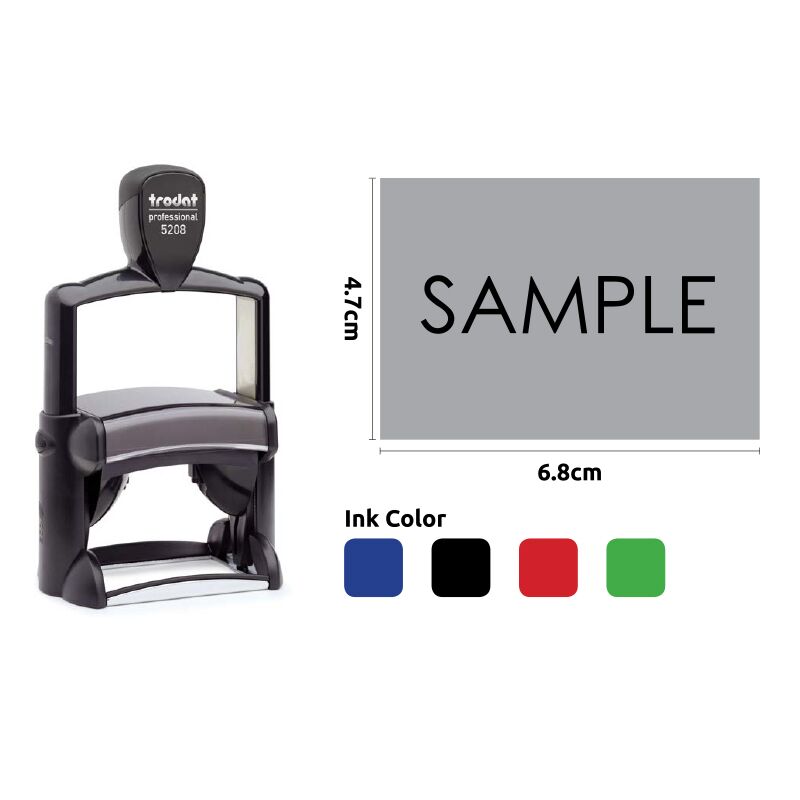 TRODAT PROFESSIONAL STAMP 6.8X4.7CM - Image 1