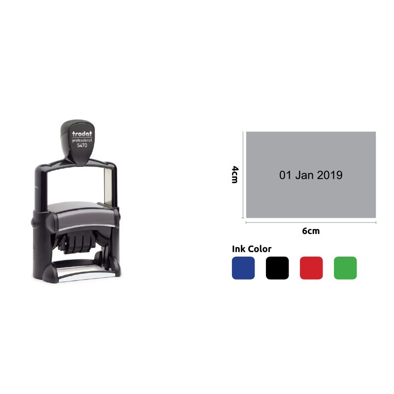 TRODAT PROFESSIONAL STAMP 6X4CM - Image 1