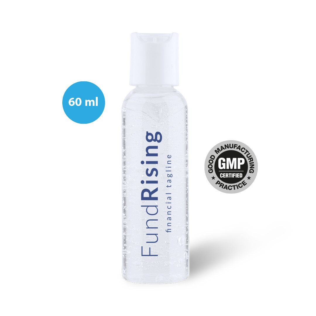 60ML HYDROALCOHOLIC HAND SANITIZER GEL – REFILLABLE & GMP CERTIFIED - Image 1