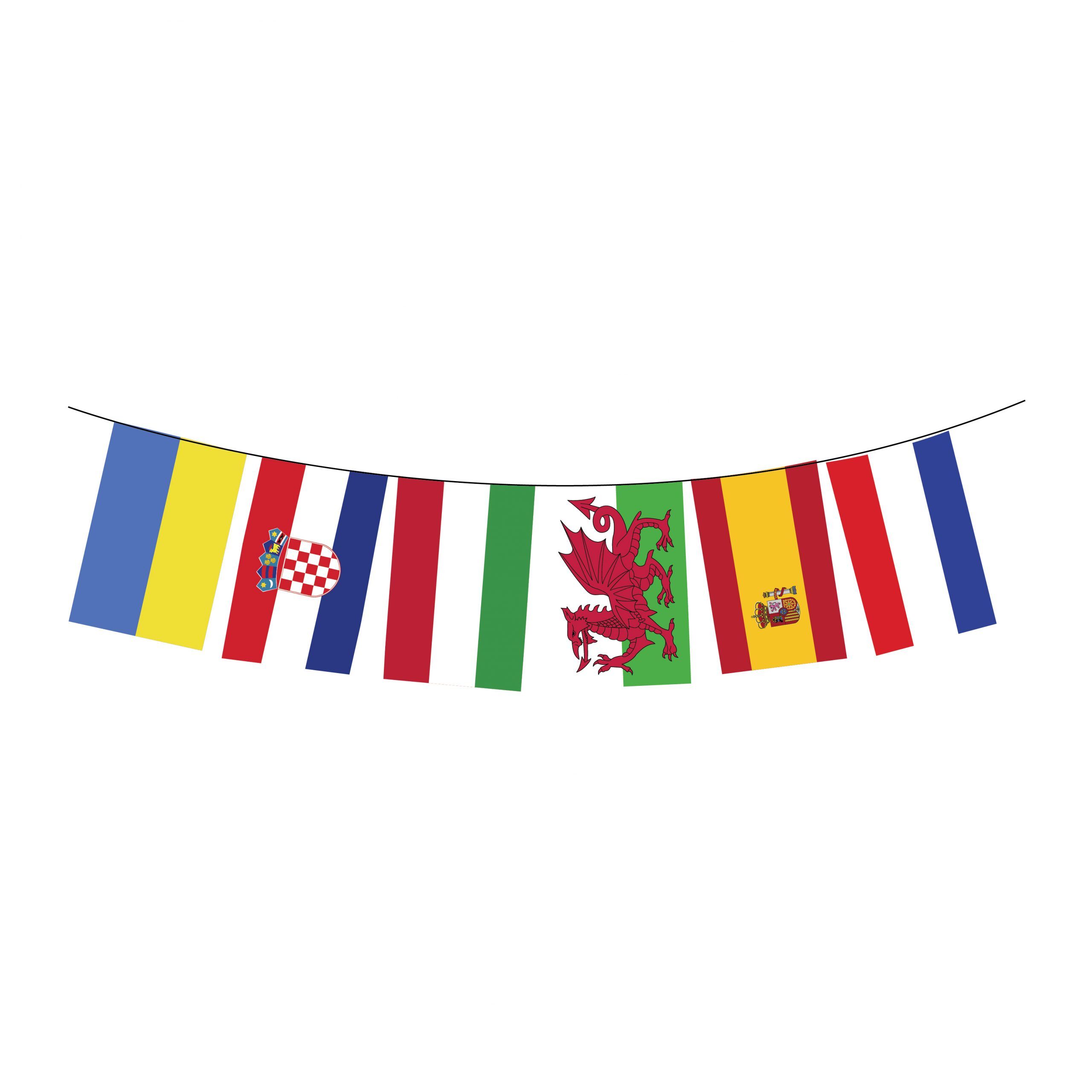 FLA2002 EURO FLAGS 2020 BUNTING (8M) - Image 1