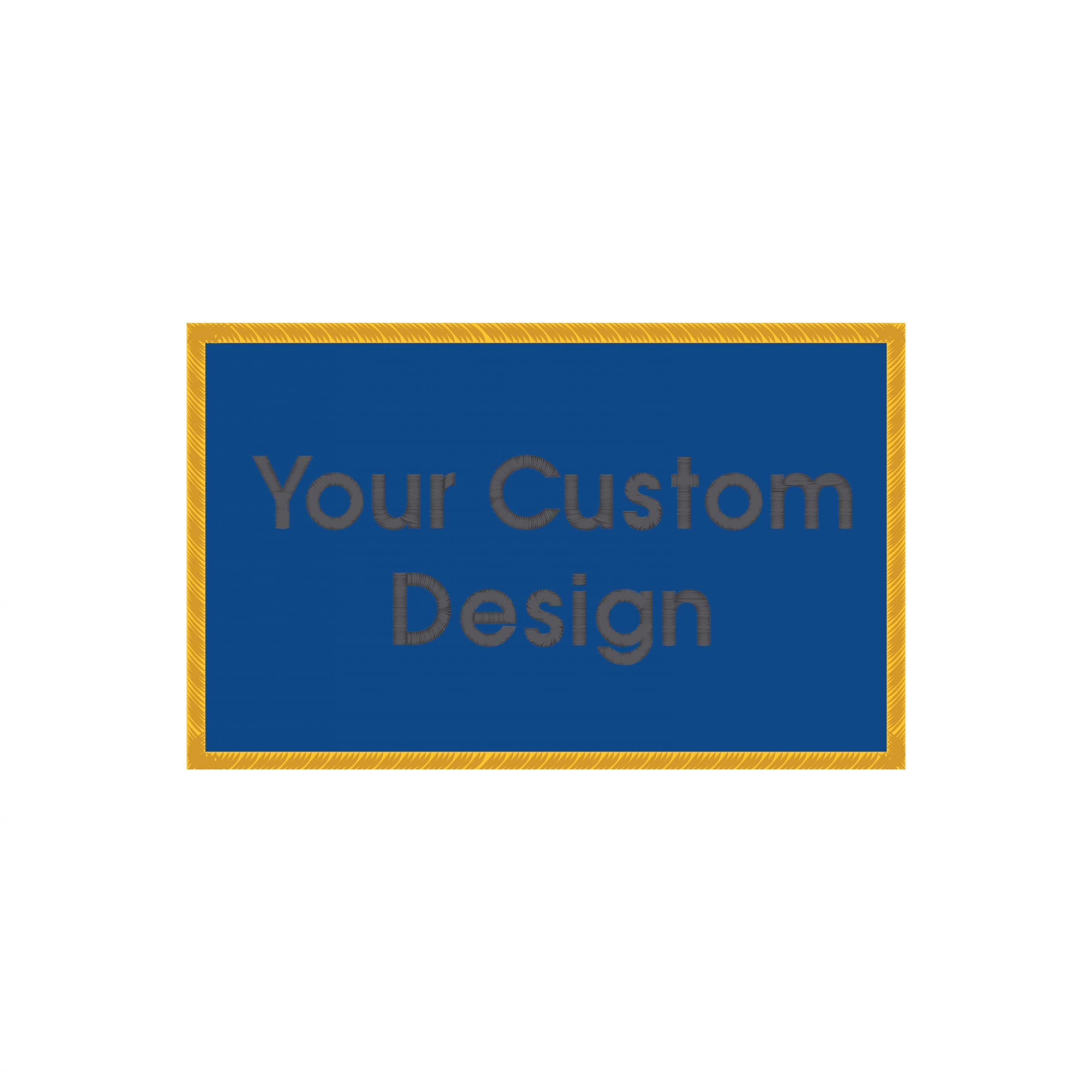 CUSTOM EMBROIDERED BADGE (PACK OF 25) - Image 1