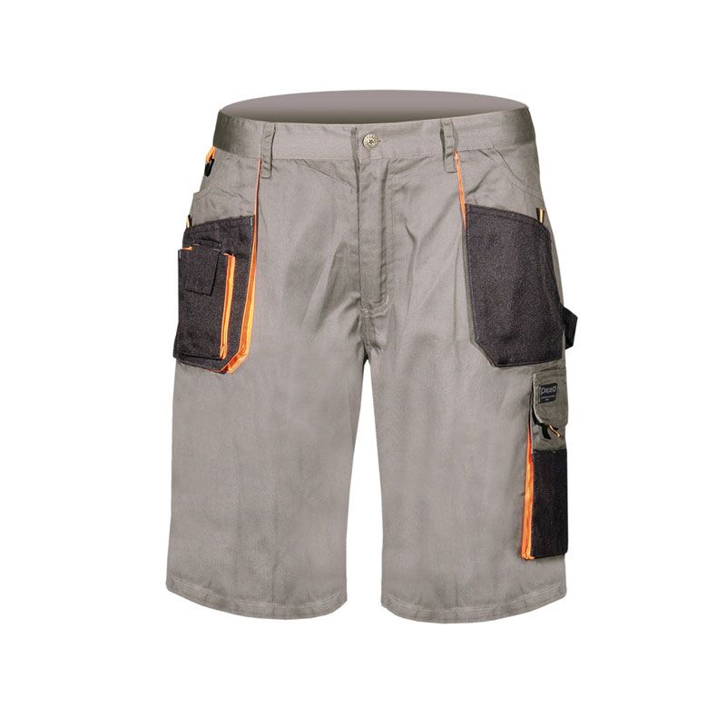 GREY SHORT TROUSER WITH OPERATIONAL POCKETS - Image 1