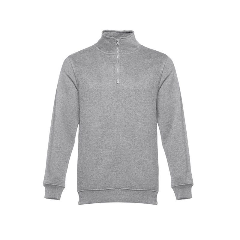 30163.HEATHERGREY HEATHER GREY UNISEX SWEATSHIRT - Image 1