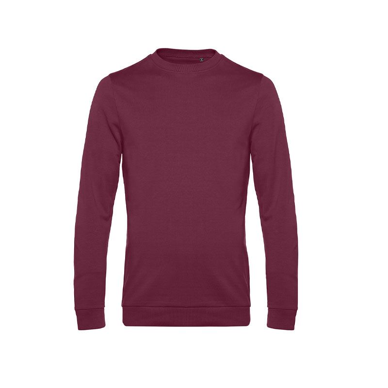 BNC002.BURGUNDY BURGUNDY SWEATSHIRT BY B&C - Image 1