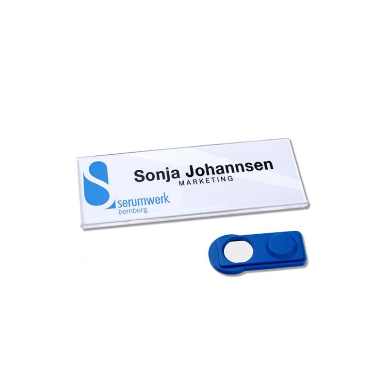 PL0130MA PLANO 30 NAME BADGE WITH MAGNET OR PIN - Image 1