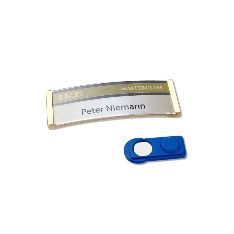 POLAR 20 NAMEBADGE GOLD WITH MAGNET - Image 1