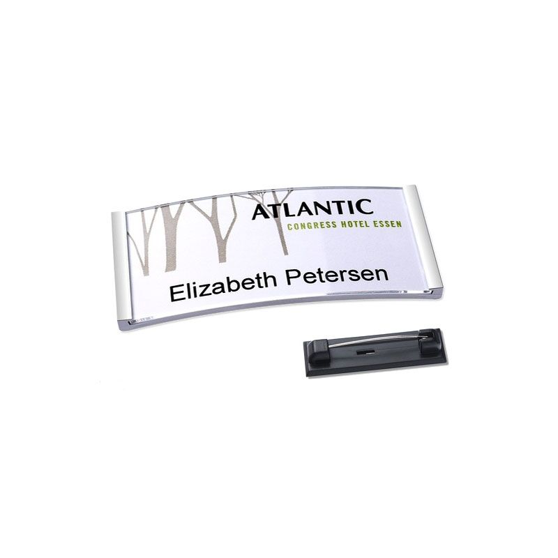 POLAR 30 NAMEBADGE SILVER - Image 1