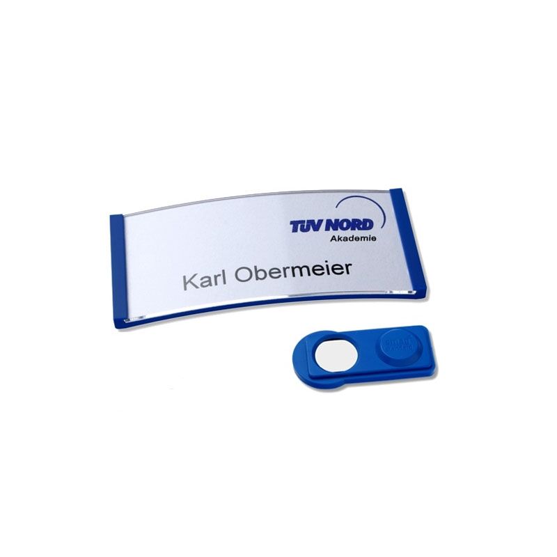 POLAR 30 NAMEBADGE BLUE WITH MAGNET - Image 1