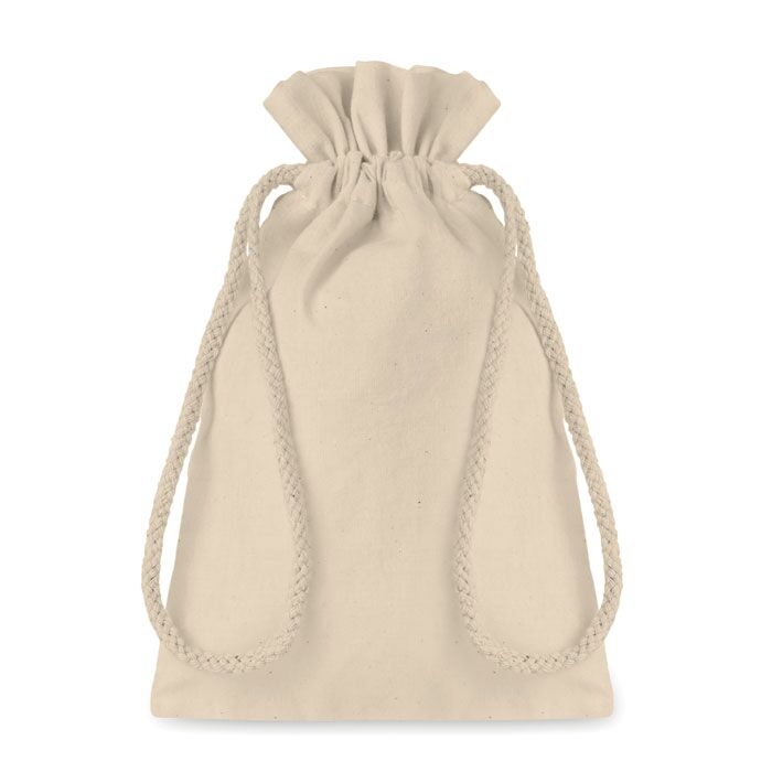 SMALL GIFT COTTON DRAW CORD BAG - Image 1