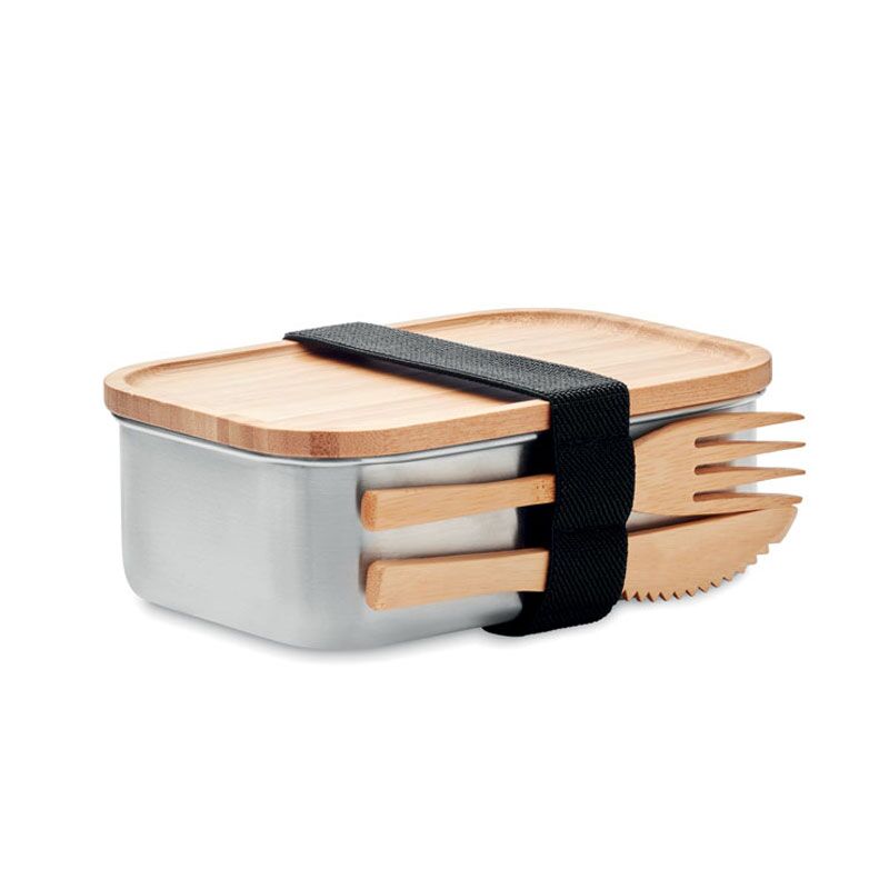 STAINLESS STEEL LUNCH BOX 600ML - Image 1