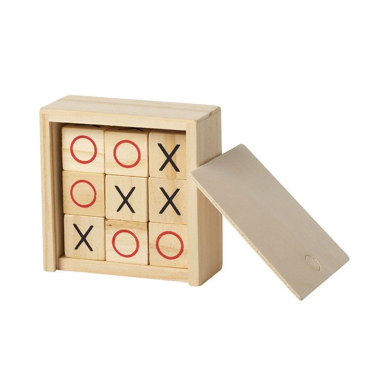 WOODEN GAME GRAPEX TIC-TAC-TOE - Image 1