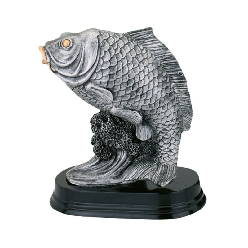 FISH SILVER TROPHY AWARD 23CM – PREMIUM ANGLING TROPHY WITH CUSTOM ENGRAVING - Image 1