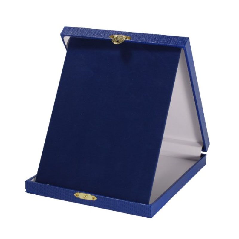 LUXURY CASE AWARD 25CM – PREMIUM BLUE PRESENTATION GIFT BOX FOR AWARDS - Image 1