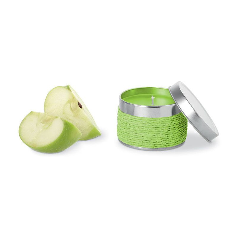CANDLE IN DECORATIVE TIN BOX - Image 1