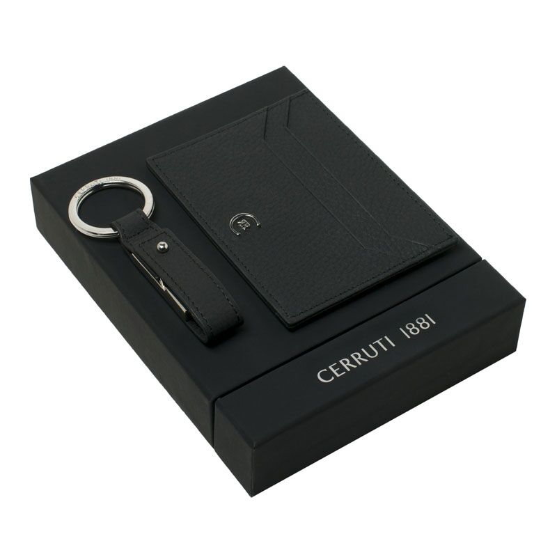 SET HAMILTON BLACK (CARD HOLDER & USB STICK) - Image 1