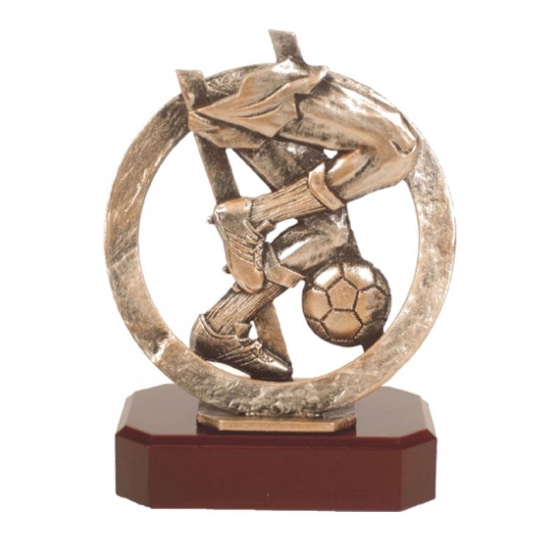 FOOTBALL FIGURE TROPHY – 19CM | SOCCER AWARD FOR PLAYERS, TEAMS & TOURNAMENTS - Image 1