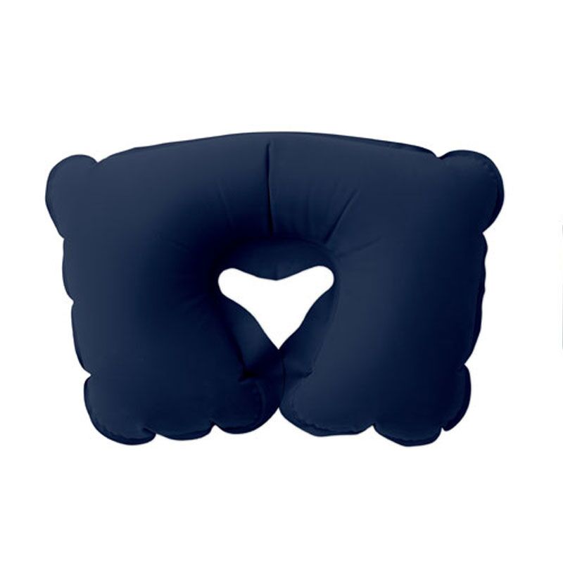MO7265-04_1 INFLATABLE TRAVEL PILLOW – BLUE | COMPACT NECK SUPPORT FOR TRAVEL COMFORT - Image 1