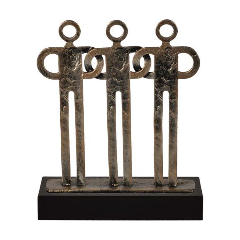 ACHIEVEMENT AWARD "HUMAN CHAIN" – 25.5CM | INSPIRATIONAL RECOGNITION TROPHY - Image 1