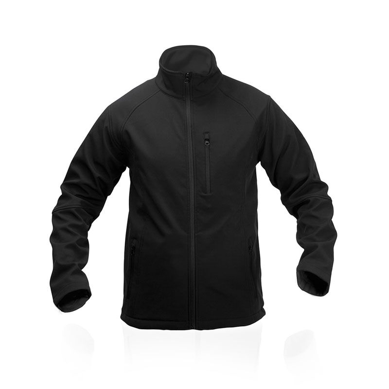 MOLTER BLACK JACKET | WATERPROOF SOFTSHELL – UNISEX OUTERWEAR - Image 1