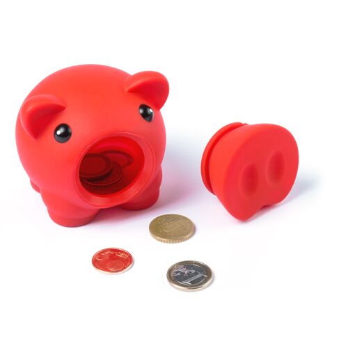 4615_1.jpg PIGGY BANK WITH SOFT RUBBER FINISH | COLORFUL COIN BANK FOR KIDS AND ADULTS - Image 1