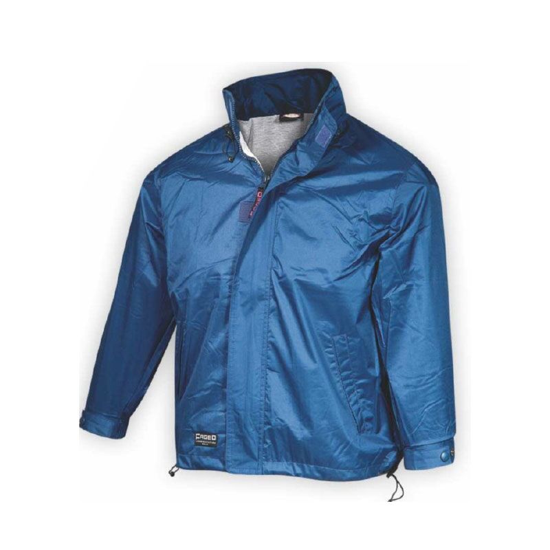 502.BLUE BLUE WINDPROOF SPORTS JACKET | LIGHT PVC ATHLETIC WEAR - Image 1