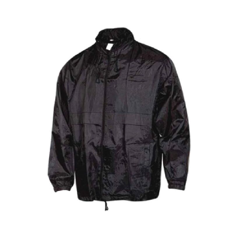 519.BLACK FAGEO WIND & WATERPROOF JACKET | UNISEX ALL-WEATHER OUTERWEAR – 100% POLYESTER - Image 1