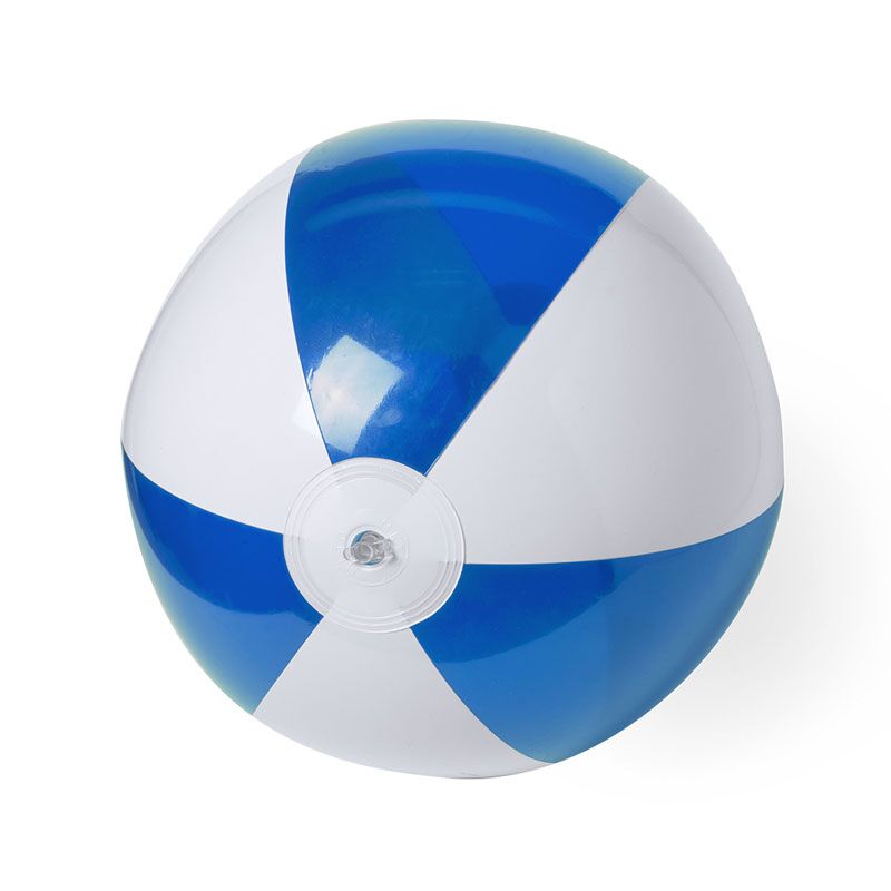 ZEUSTY BEACH INFLATABLE BALL | BICOLOR PVC WITH WHITE & TRANSPARENT PANELS - Image 1
