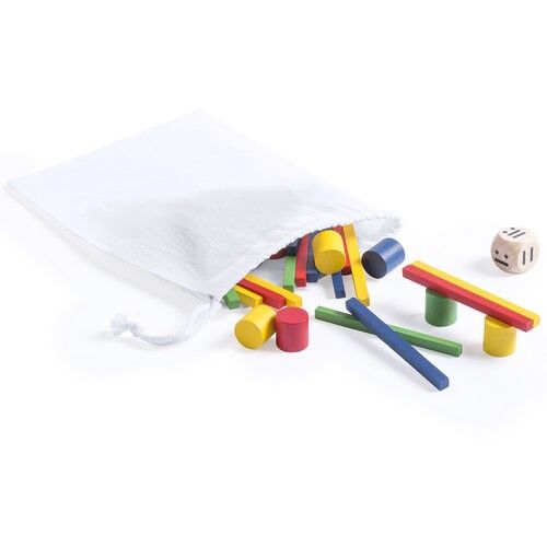 DOKYM SKILL GAME – 33-PIECE WOODEN STRATEGY GAME WITH DICE | EDUCATIONAL FAMILY - Image 1