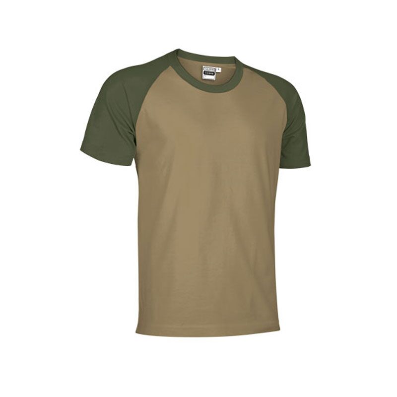 KAMEL BROWN TWO TONE T-SHIRT - Image 1