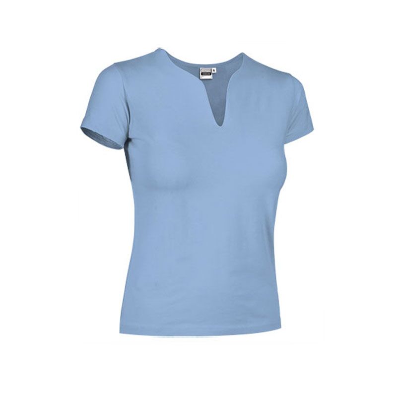 CANCUN.SKYBLUE SKY BLUE WOMENS FITTED T-SHIRT - Image 1