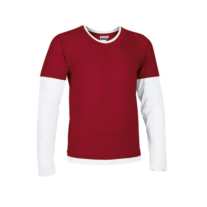 LOTTO RED / WHITE LONG SLEEVE T-SHIRT - Image 1