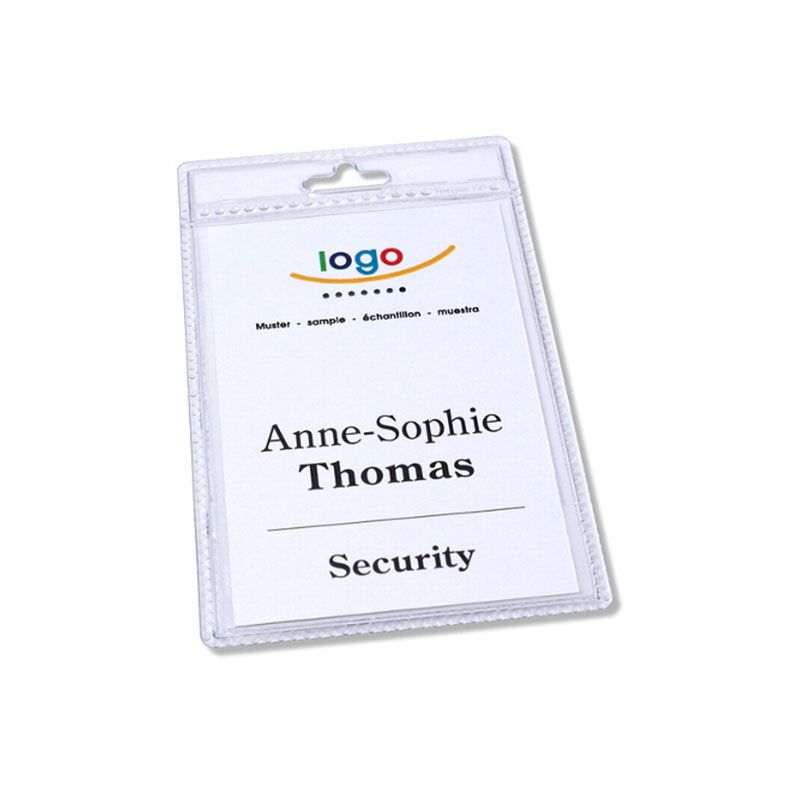 FORUM 60 VERTICAL BADGE HOLDER | DURABLE ID HOLDER FOR EVENTS & OFFICE USE - Image 1