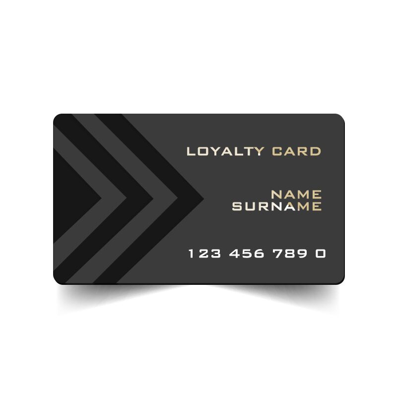 PLASTIC LOYALTY CARDS – PACK OF 10 | DOUBLE-SIDED CMYK PRINTED REWARD CARDS - Image 1